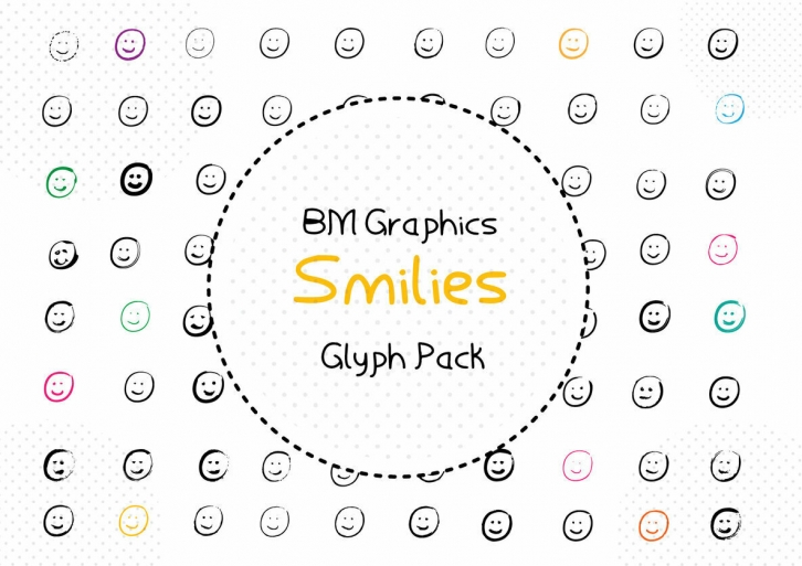 BM Graphics - Smilies Font Font Download