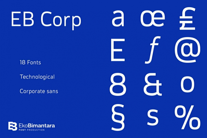 EB Corp Font Font Download