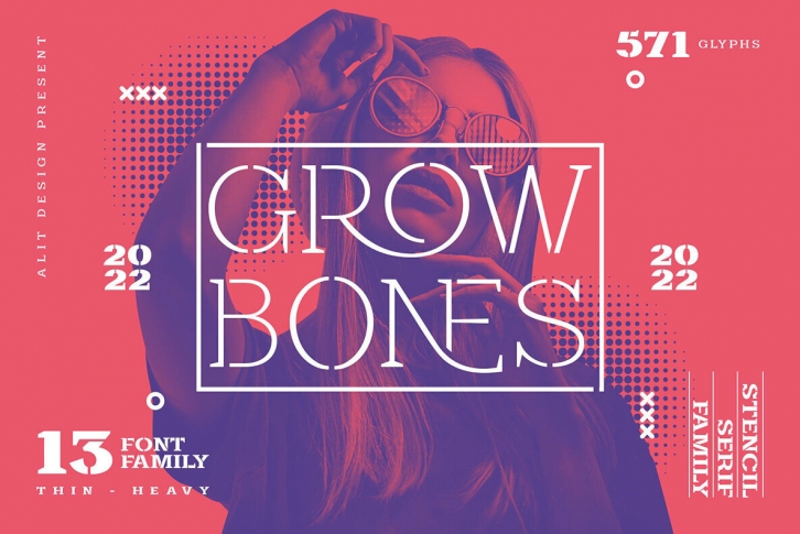 Grow Bones Font Font Download