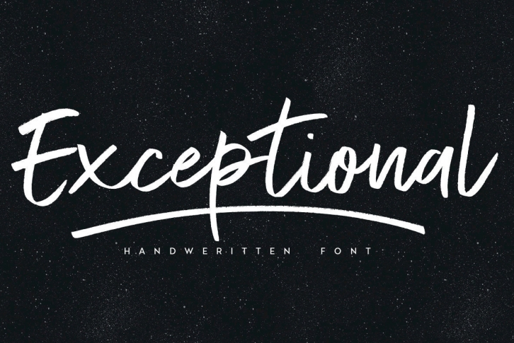 Exceptional Font Font Download