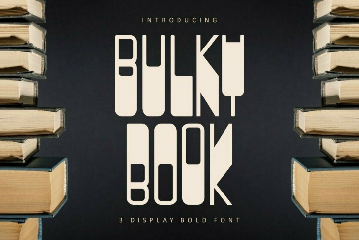 Bulky Book Font Font Download