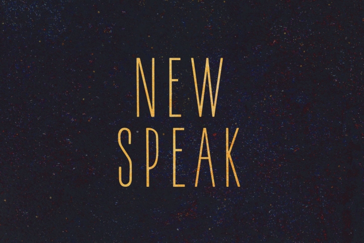 New Speak Font Font Download