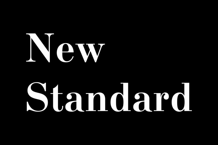 New Standard Font Font Download