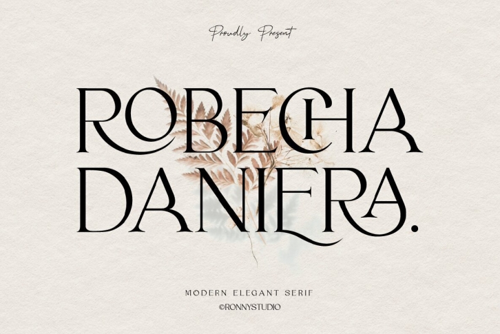 Robecha Daniera Font Font Download