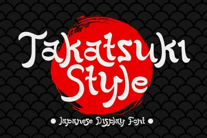 Takatsuki Style Font Font Download