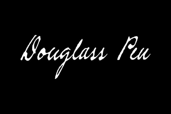 Douglass Pen Font Font Download