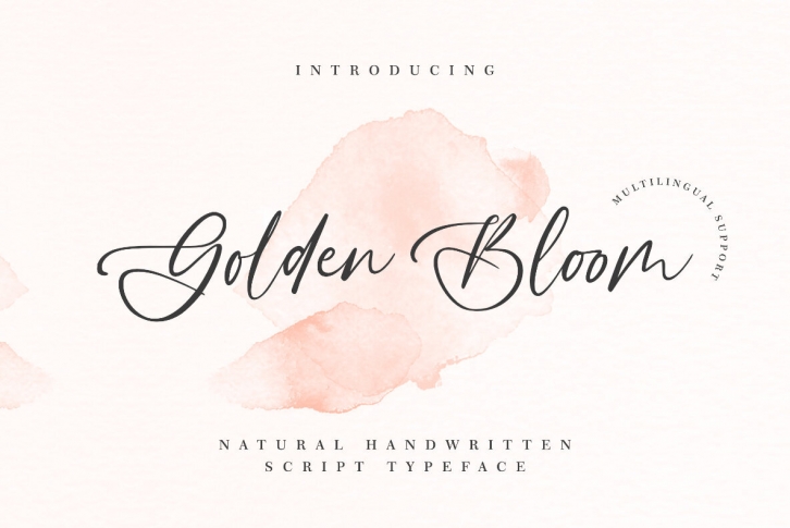 Golden Bloom Font Font Download