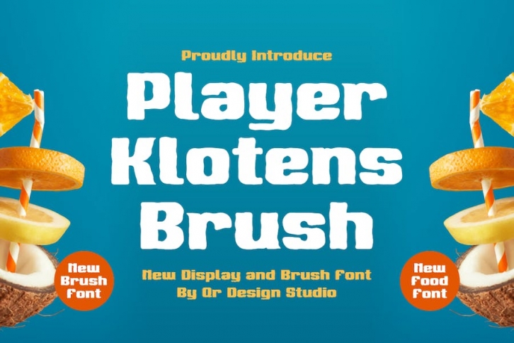 Player Klotens Brush Font Download