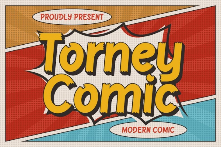 Torney Comic - A Modern Comic Font Font Download