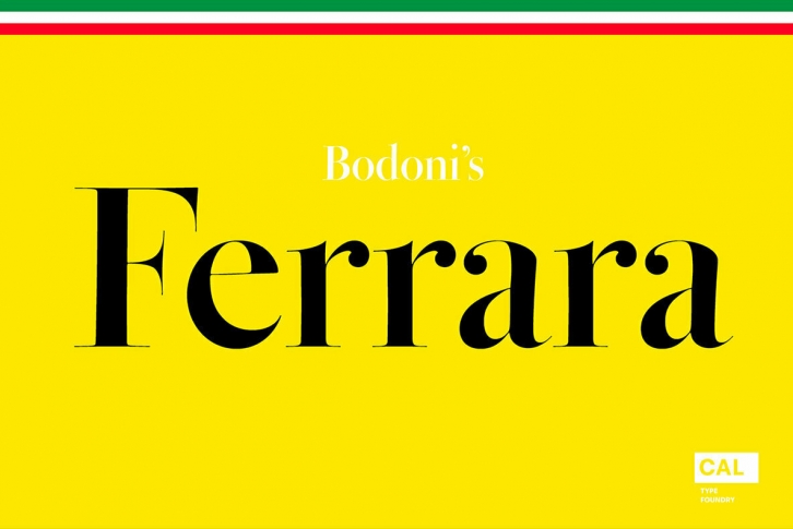 Bodoni Ferrara Font Font Download