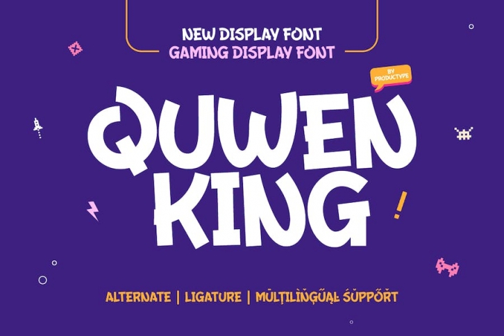 Quwen King â€“ Display Font Font Download