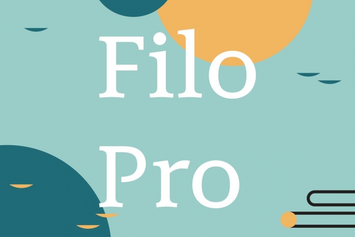 Filo Pro Font Font Download