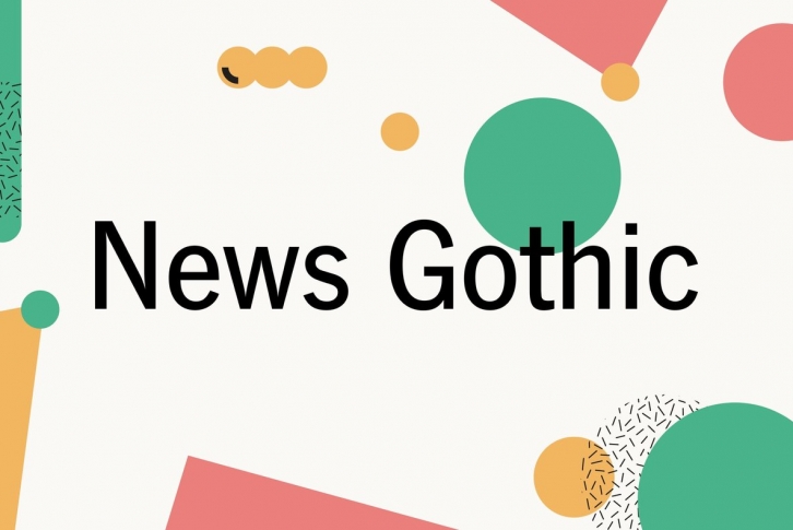 News Gothic Font Font Download