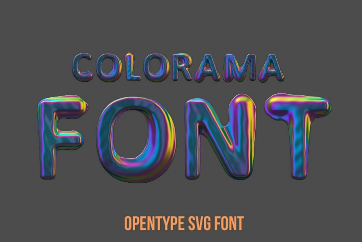 Colorama SVG Font Font Download