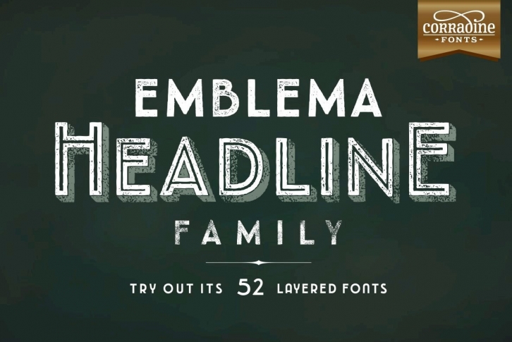 Emblema Headline Font Font Download