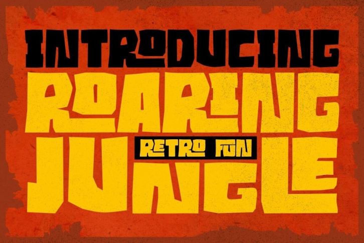 Roaring Jungle Font Font Download