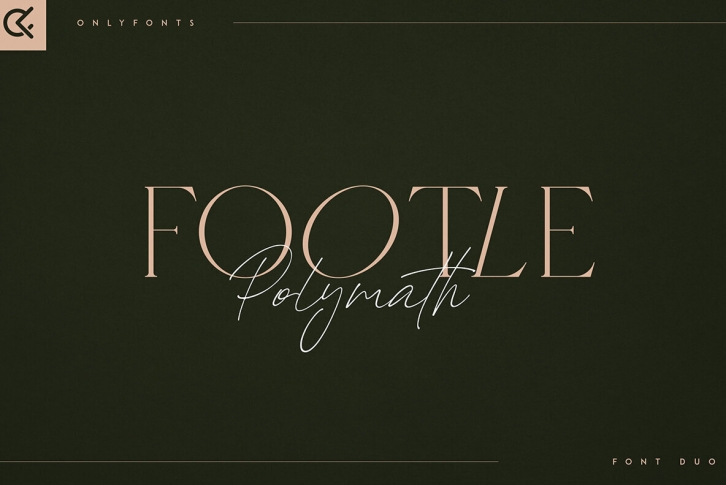 Footle and Polymath Font Font Download