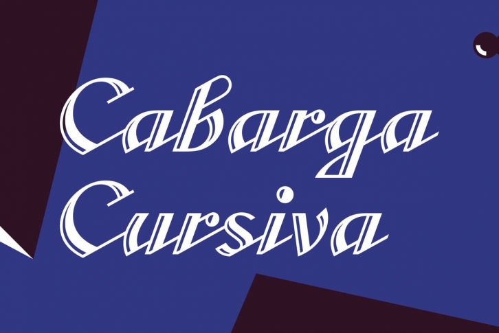 Cabarga Cursiva Font Font Download