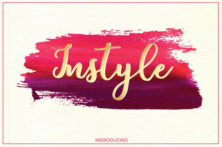 Instyle Font Font Download