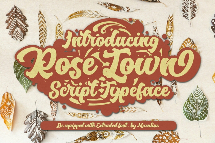 Rose Town Font Font Download