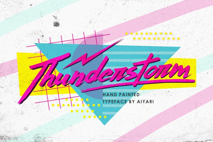 Thunderstorm Font Font Download