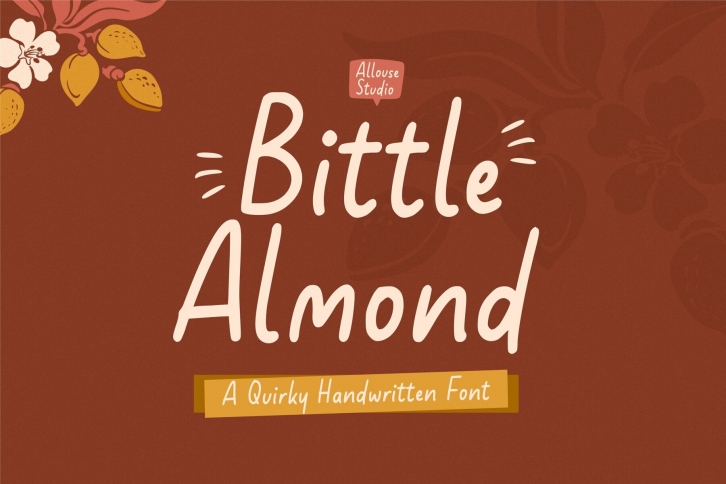 Bittle Almond Font Font Download