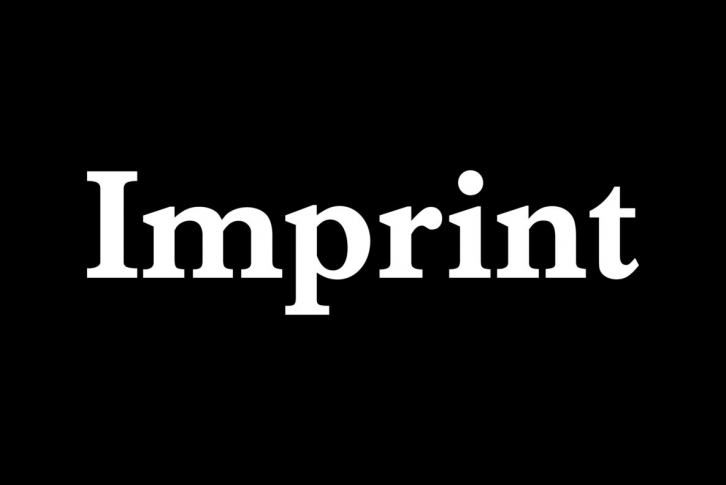 Imprint Font Font Download