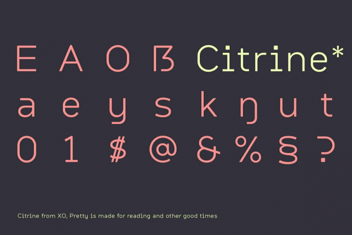 Citrine Font Font Download