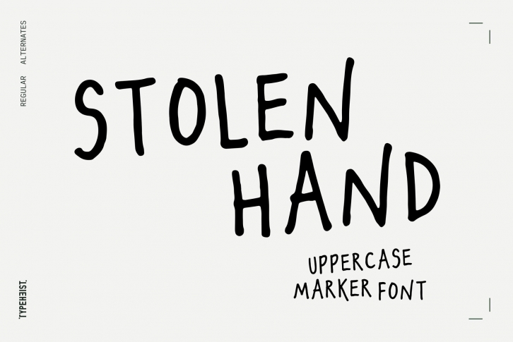 Stolen Hand Font Font Download