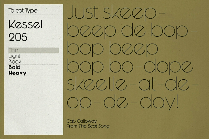 Kessel 205 Font Font Download