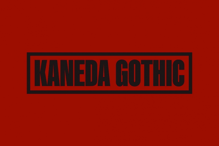 Kaneda Gothic Font Font Download