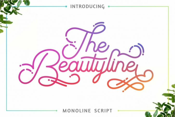 The Beautyline Font Font Download