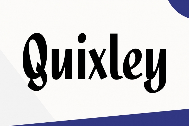 Quixley Font Font Download