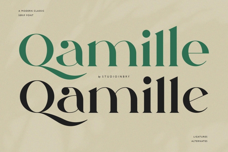 Qamille Font Font Download