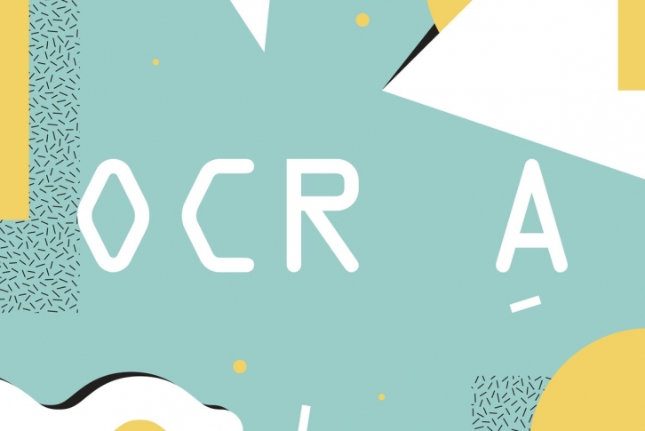 OCR A Font Font Download