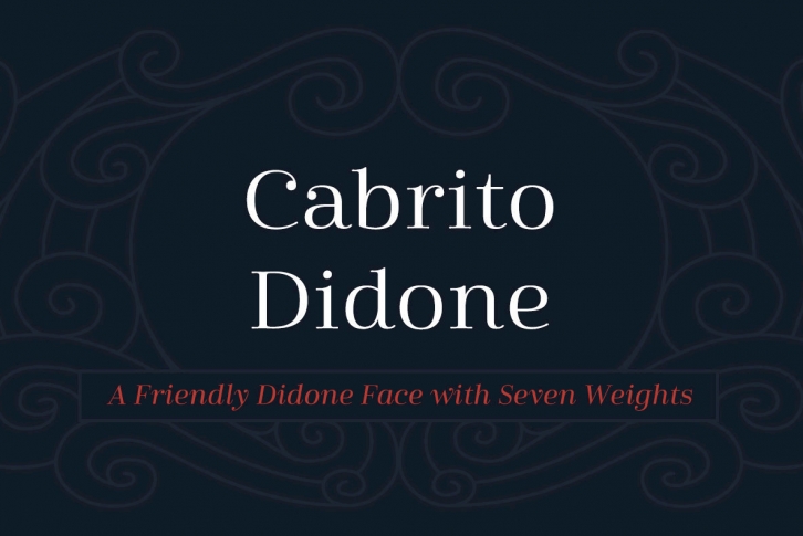 Cabrito Didone Font Font Download