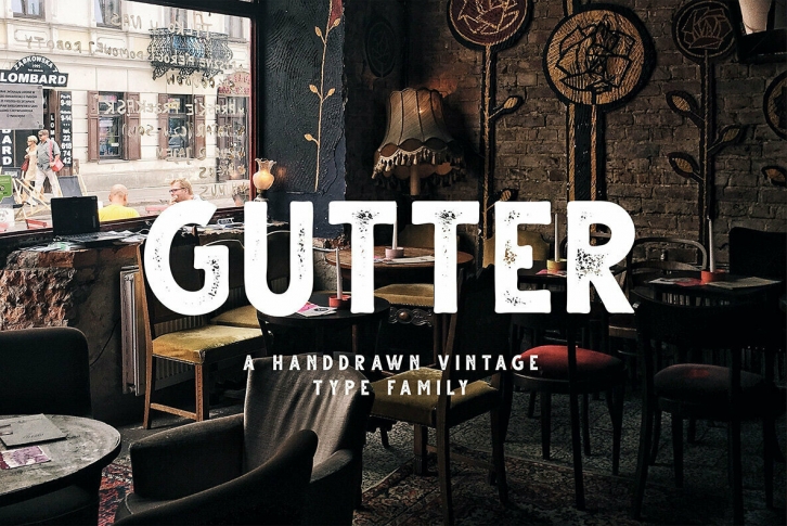 Gutter Font Font Download