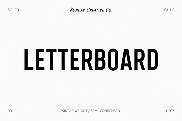 Letterboard Font Font Download