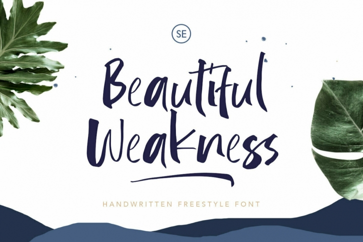 Beautiful Weakness Font Font Download