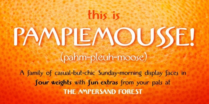 Pamplemousse Font Font Download