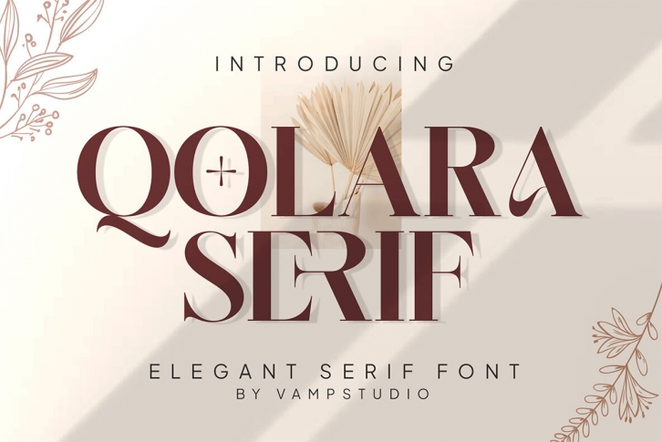 Qolara Serif Font Font Download