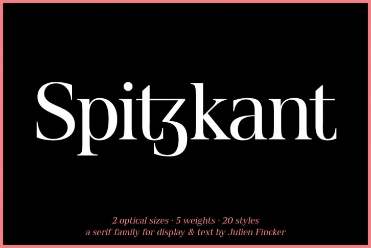 Spitzkant Font Font Download