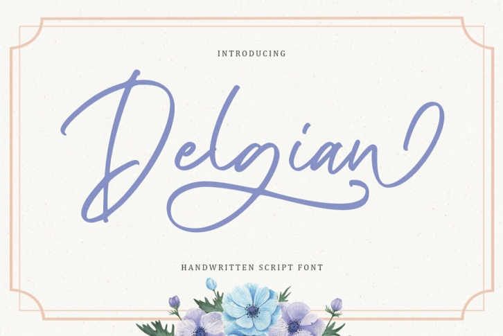 Delgian Font Font Download