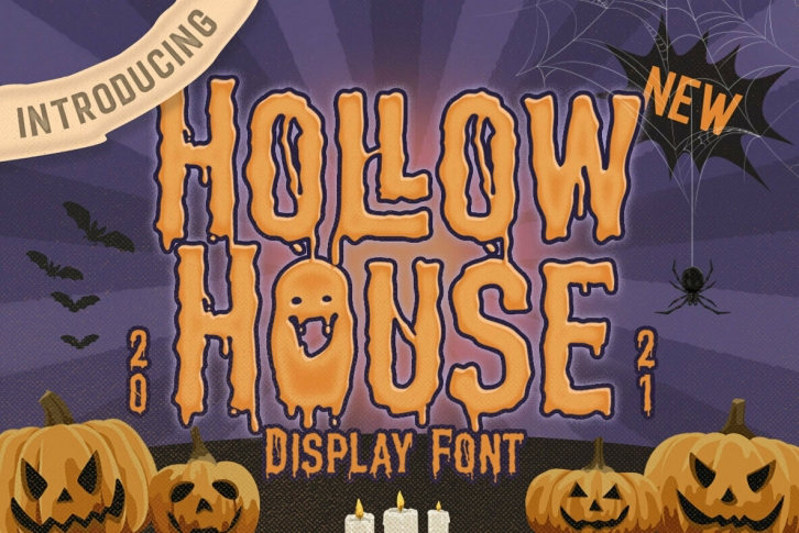 Hollow House Font Font Download