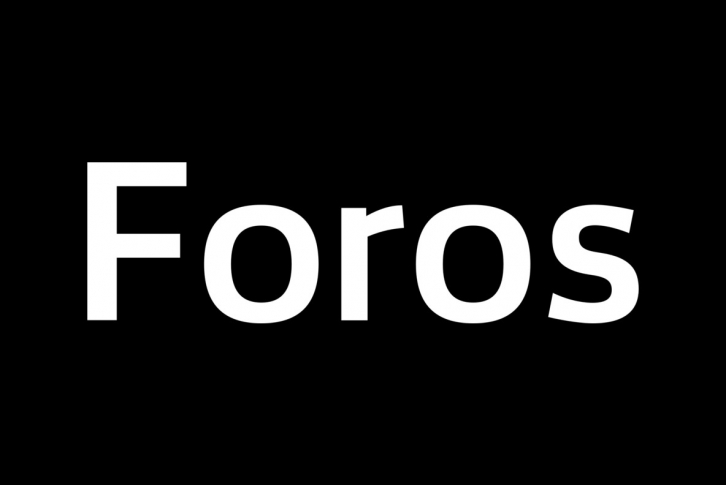 Foros Font Font Download