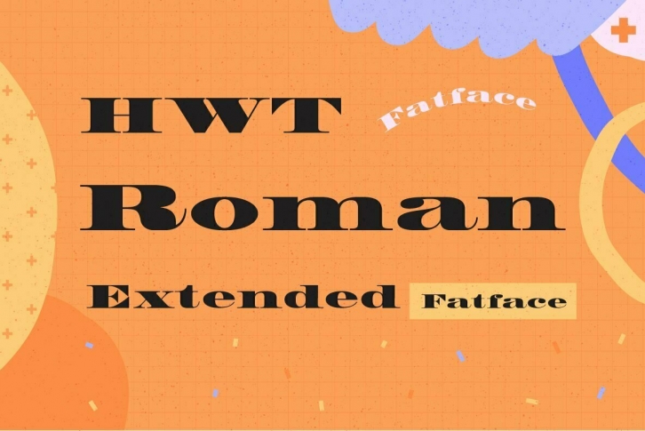 HWT Roman Extended Fatface Font Font Download