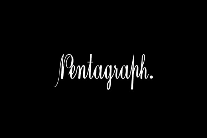 Pentagraph Font Font Download