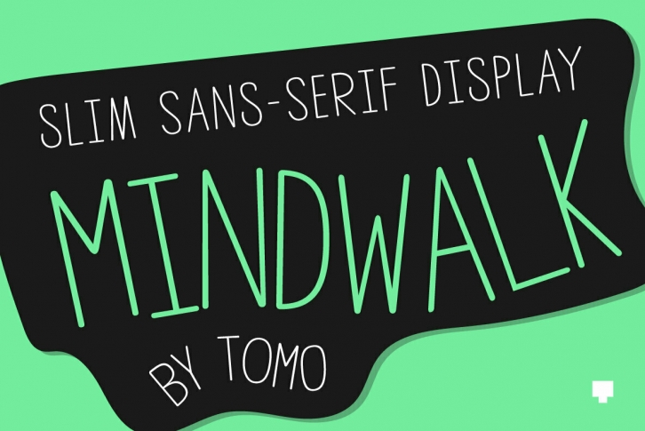 TOMO Mindwalk Font Font Download