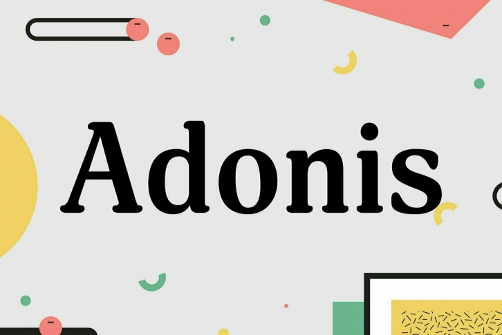 Adonis Font Font Download