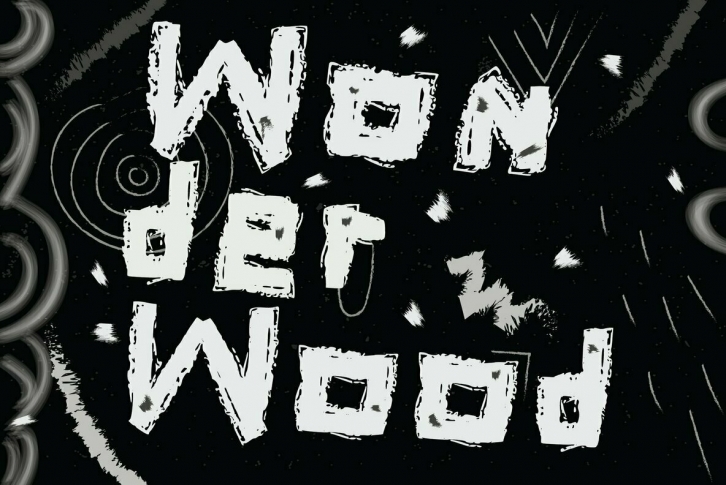 Wood Cut Font Font Download